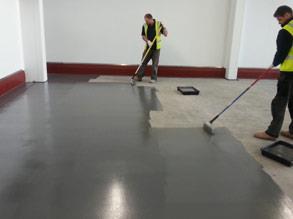 Belzona 5231 (SG Laminate) applied to the floor