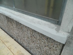 Concrete repaired using lightweight Belzona 4141 (Magma-Build)