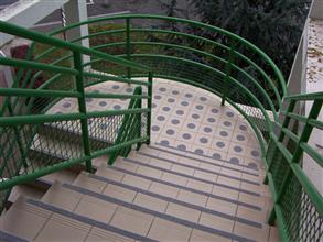 Complete safety system applied to the step nosings using Belzona 4411 (Granogrip)